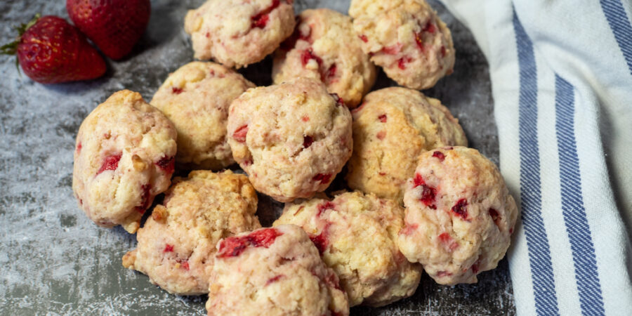 Strawberry Biscuits