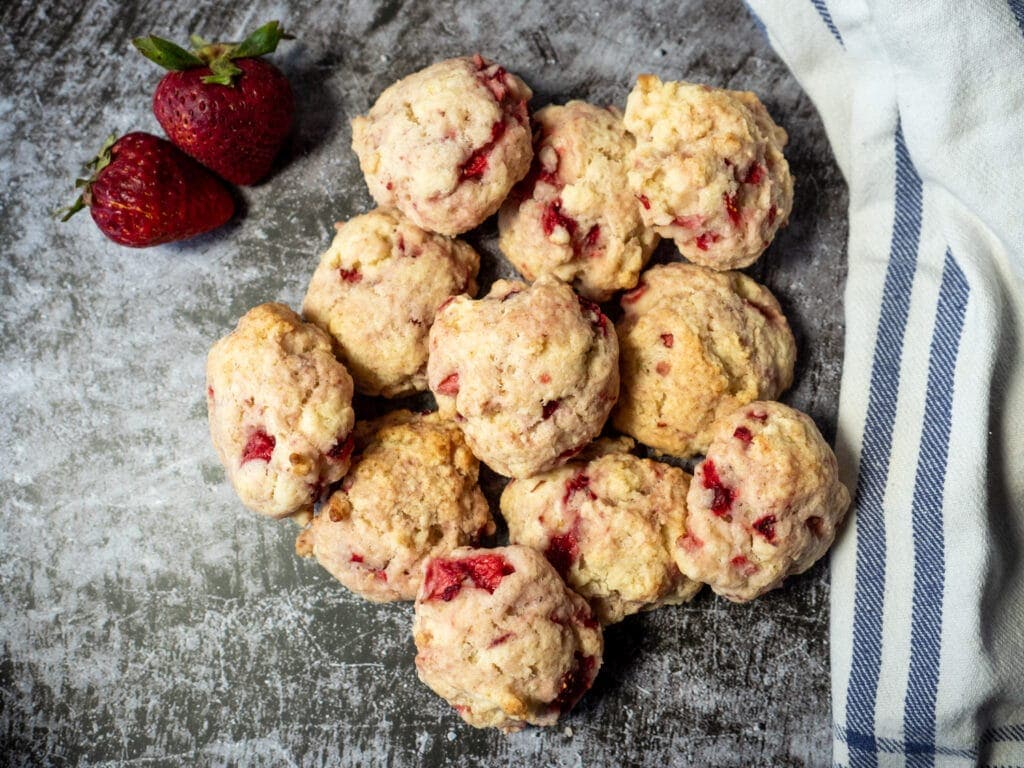 Strawberry Biscuits